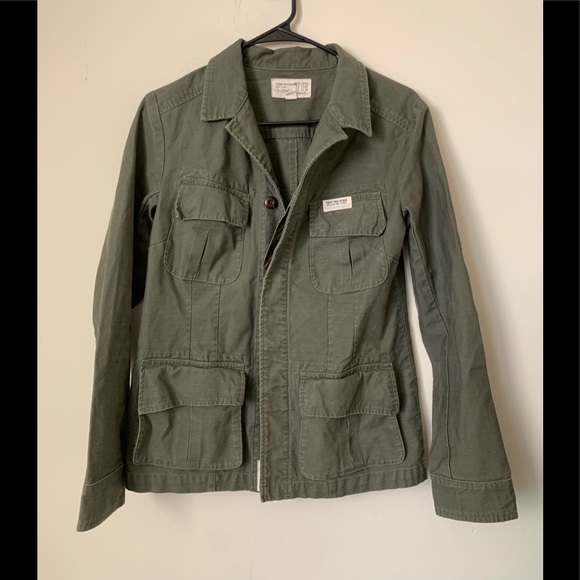 true religion green jacket